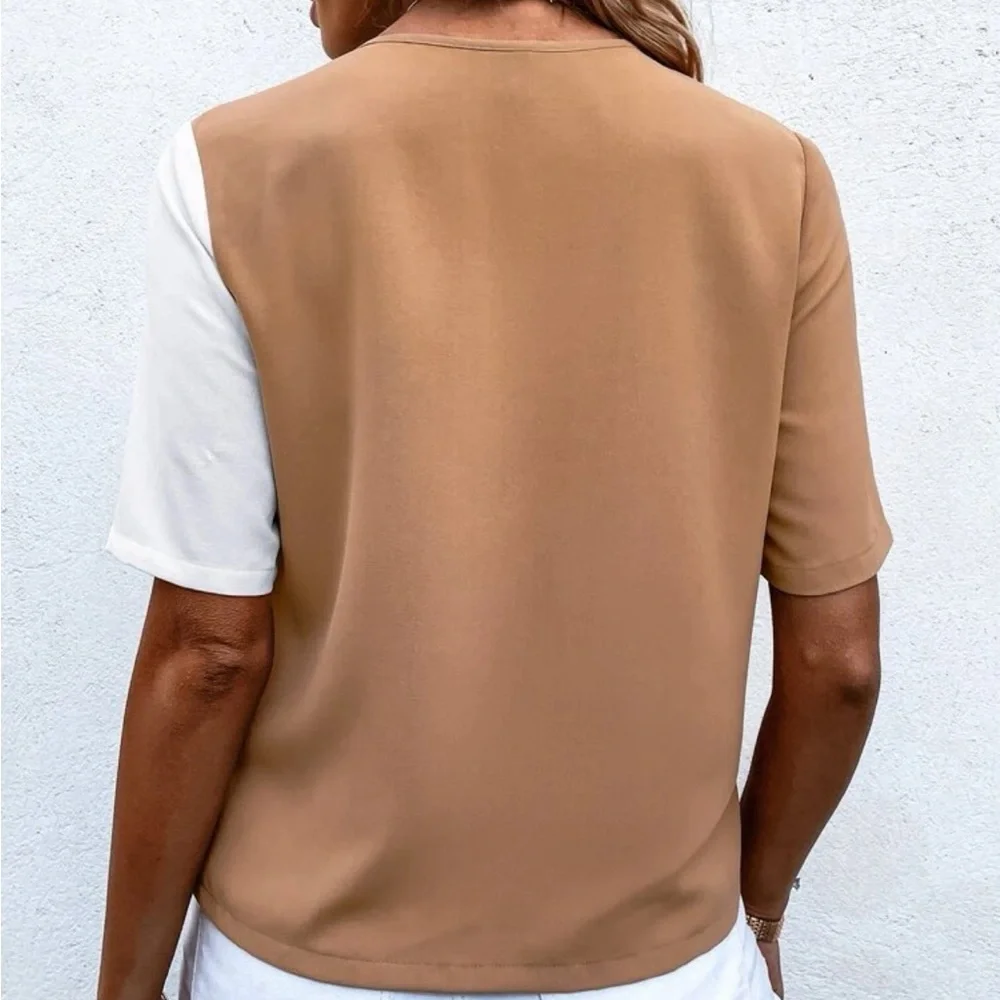 Color Block Blouse - Picture 2 of 5
